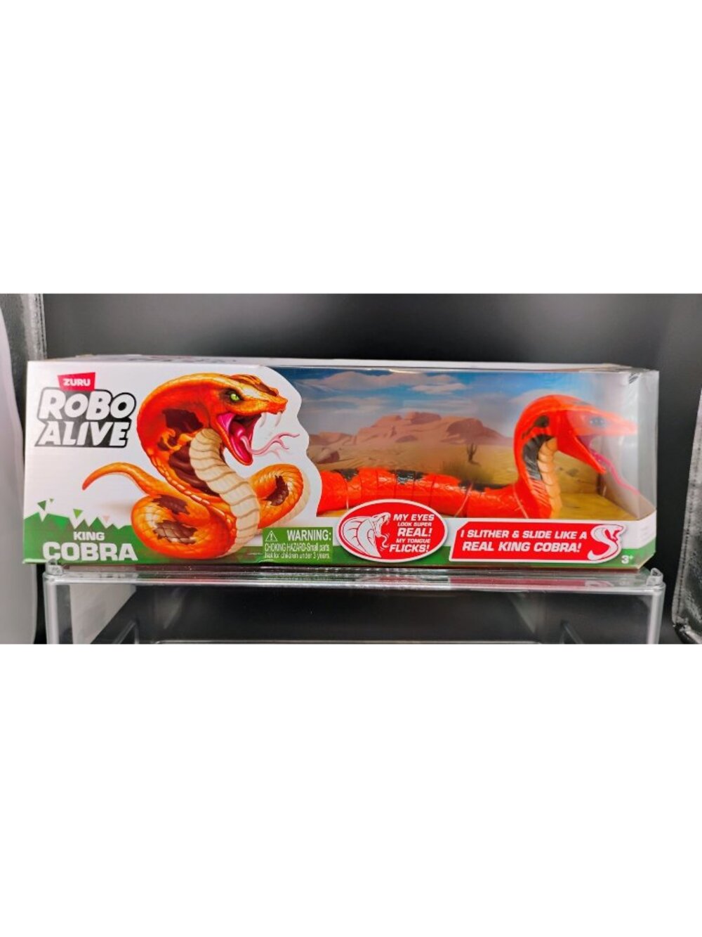 Zuru Robo Alive King Cobra Robotic Snake Toy 3+ Slithering Fun